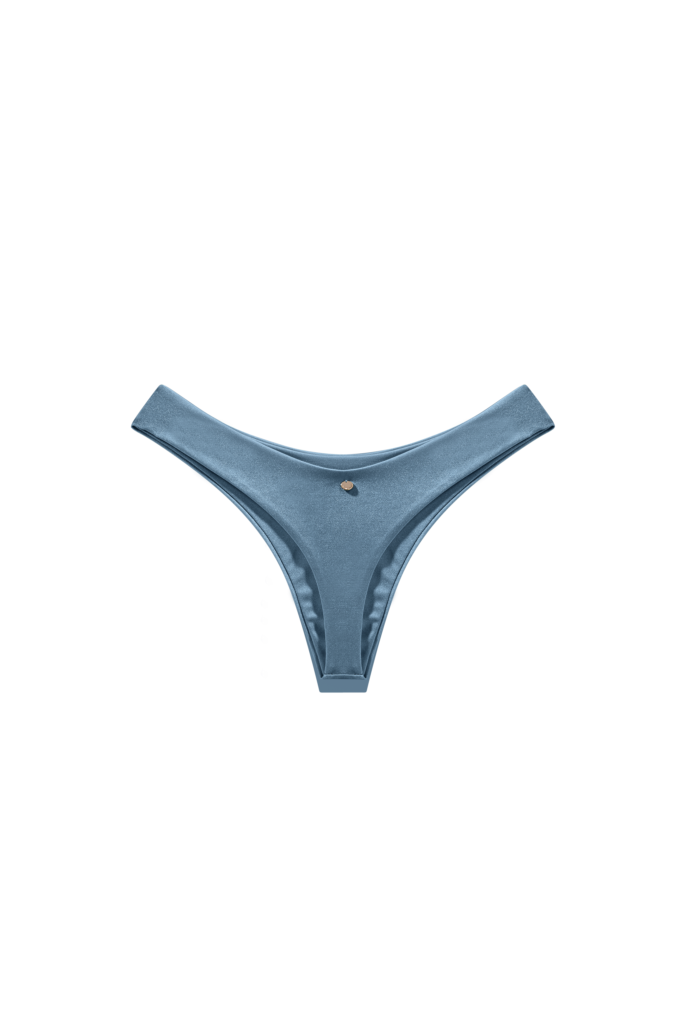 high waist string bikini broekje lichtblauw