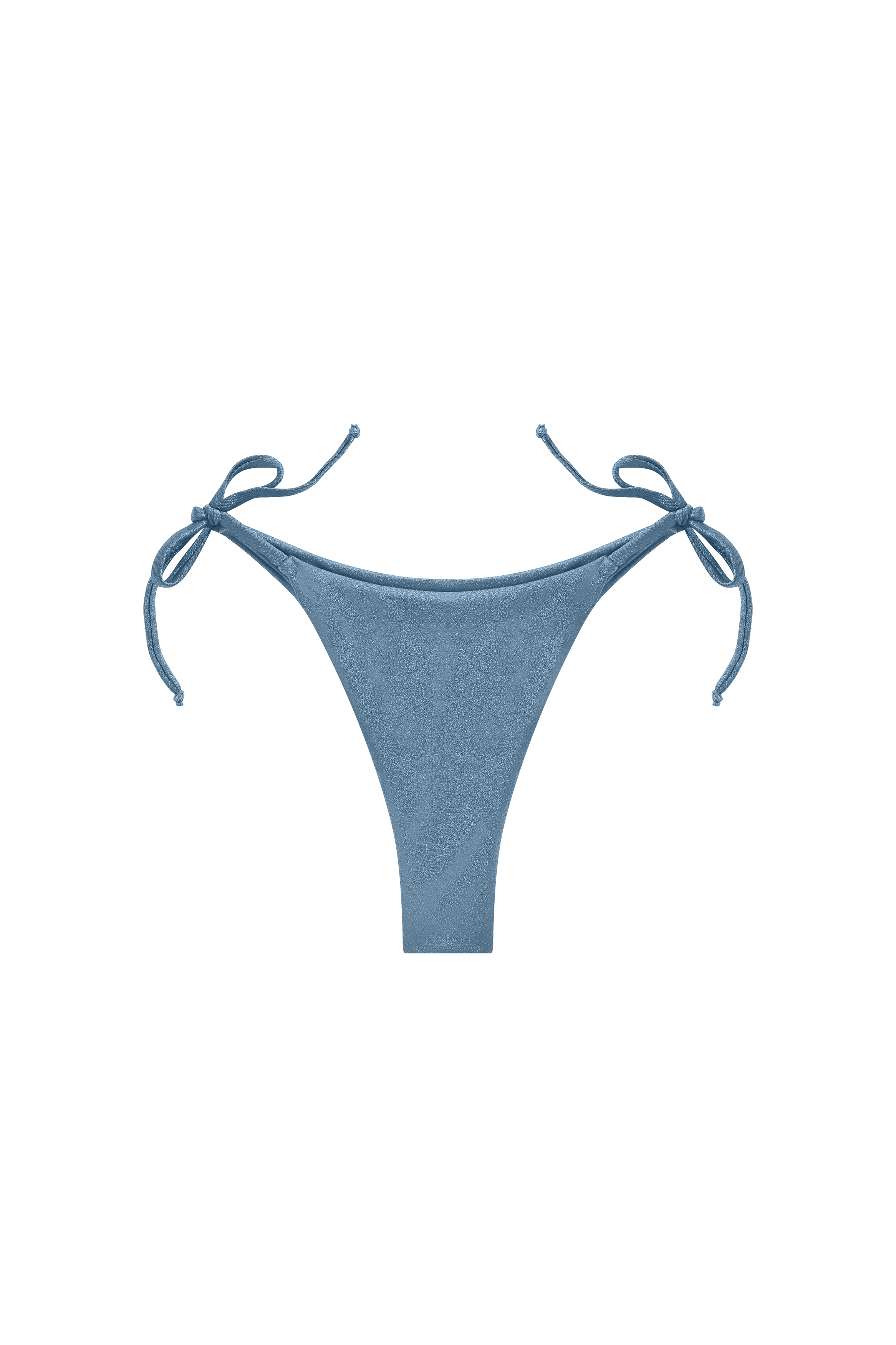 side tie lichtblauw bikini broekje