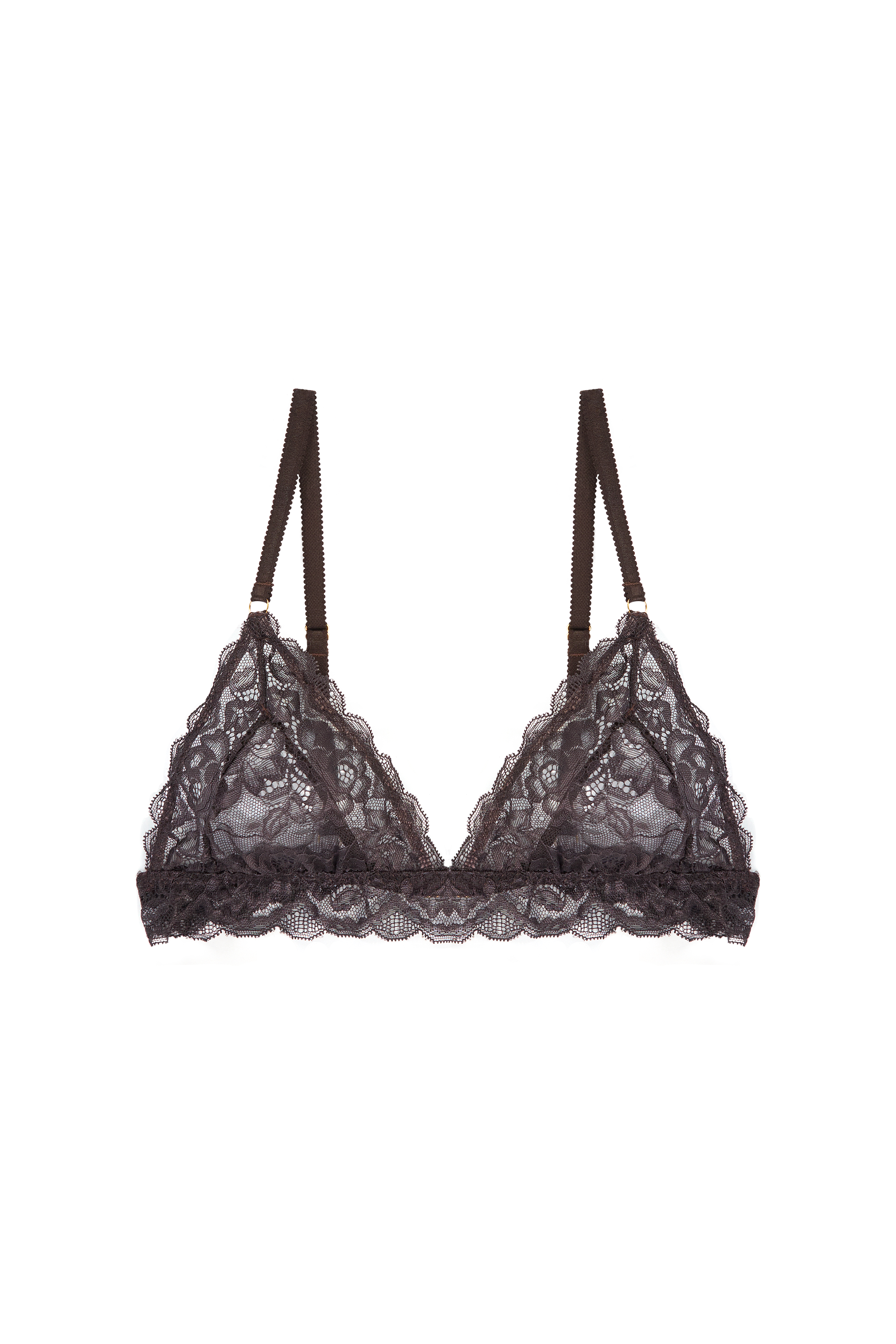 triangle bralette bruin