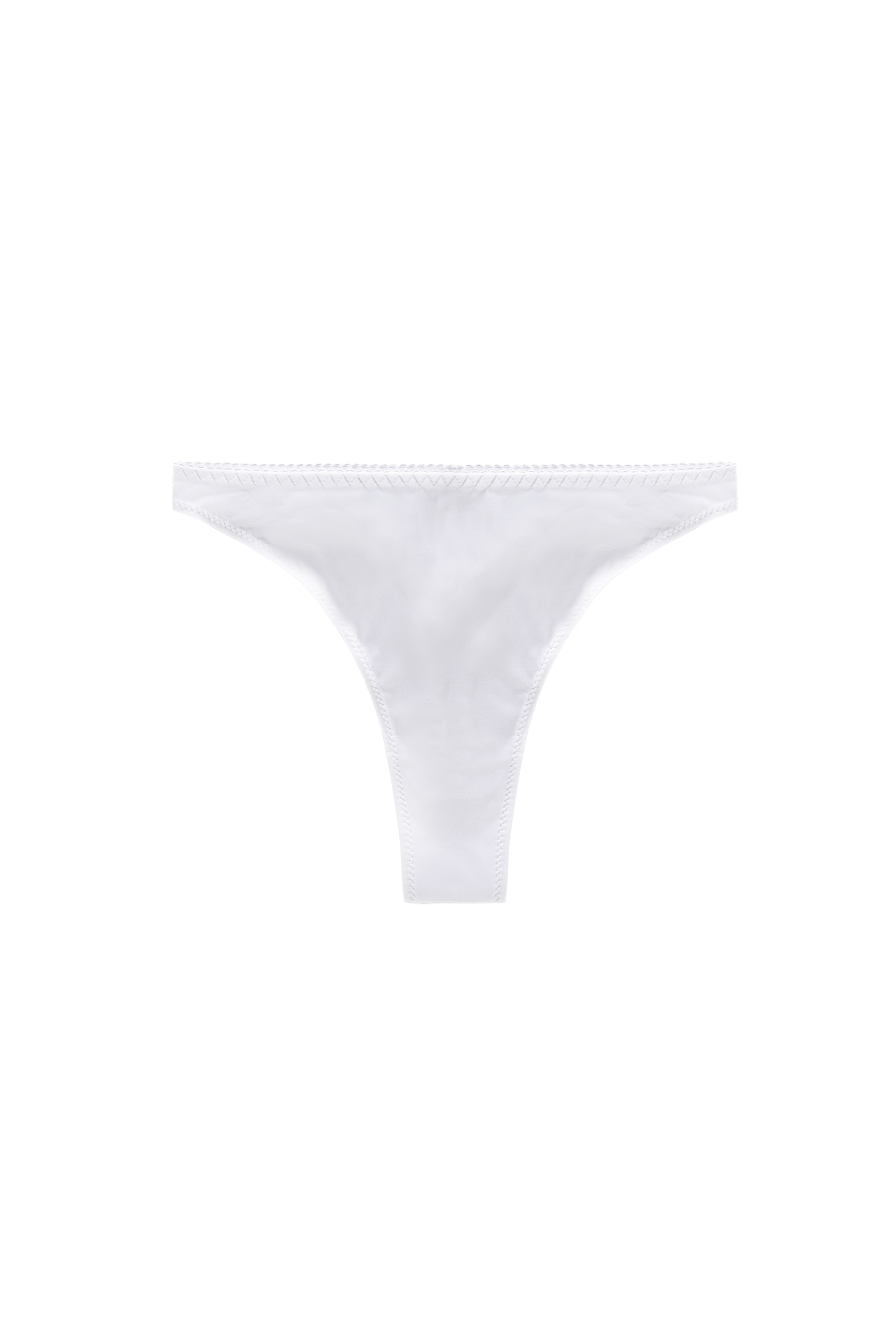 witte gladde string