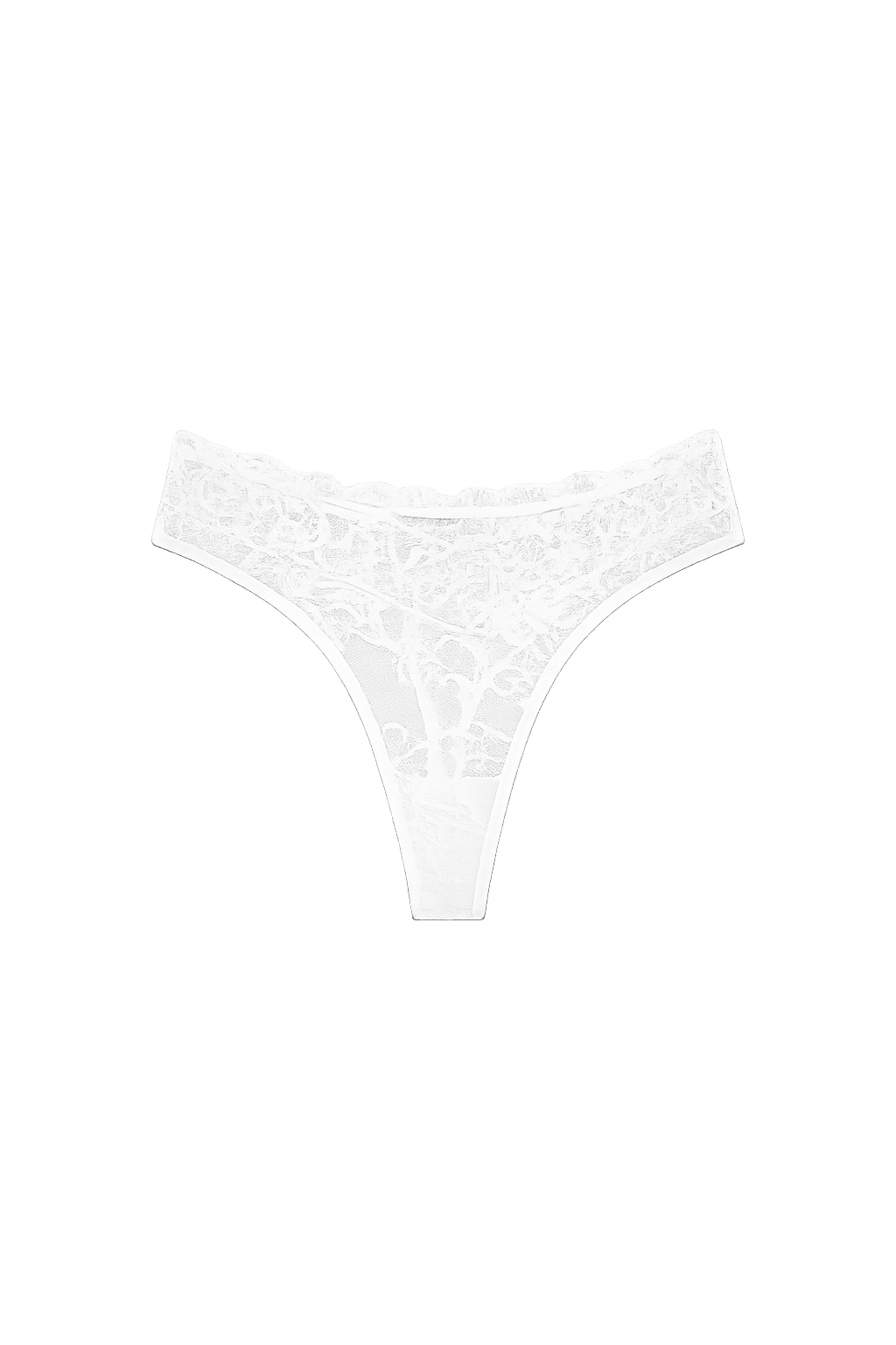 witte kanten string van pavo couture
