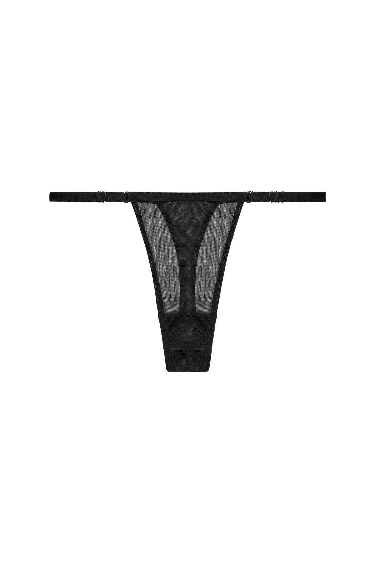 zwarte mesh gstring