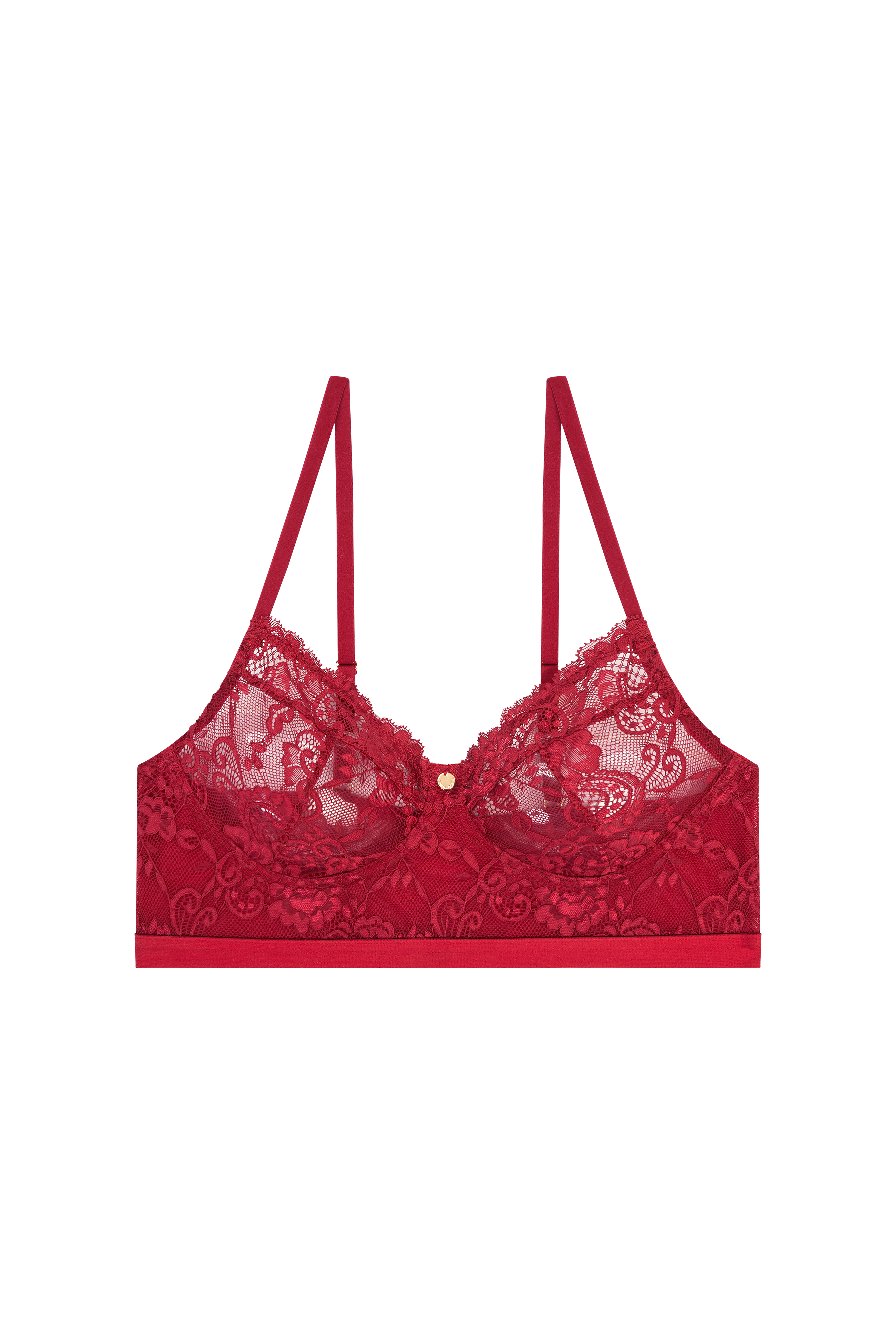 sexy premium kant bralette rood