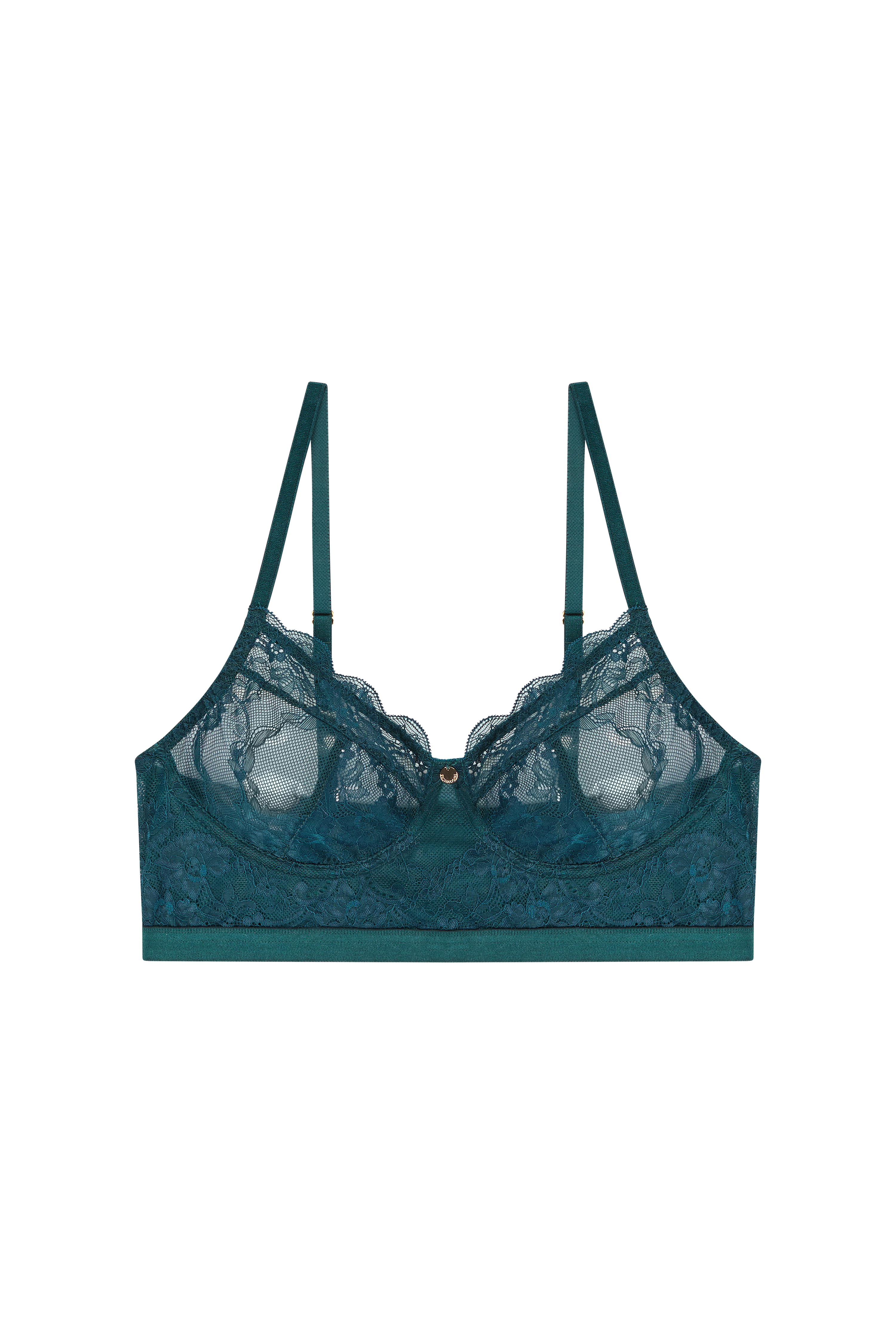 Sexy kanten bralette teal