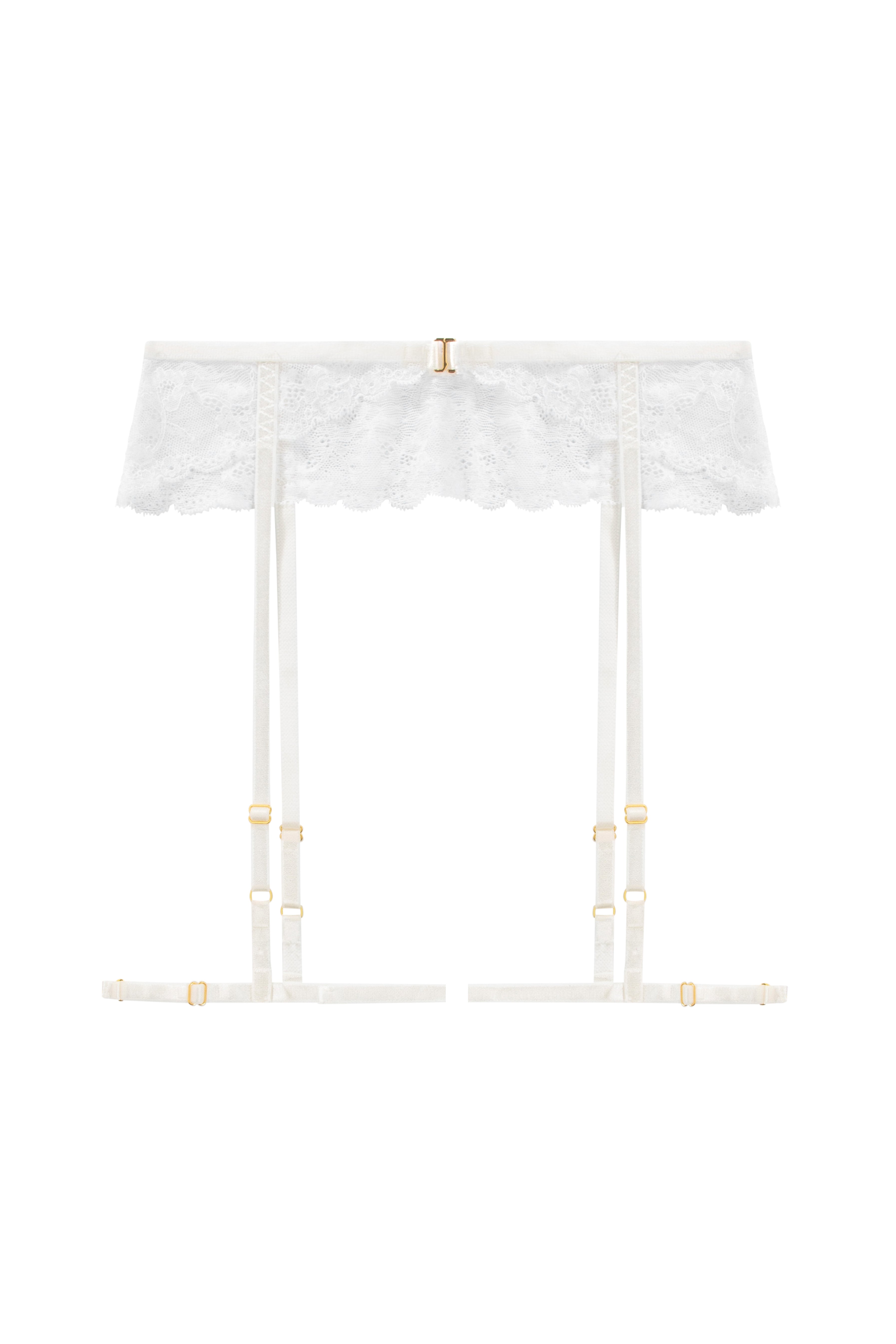 Luxe witte suspenders