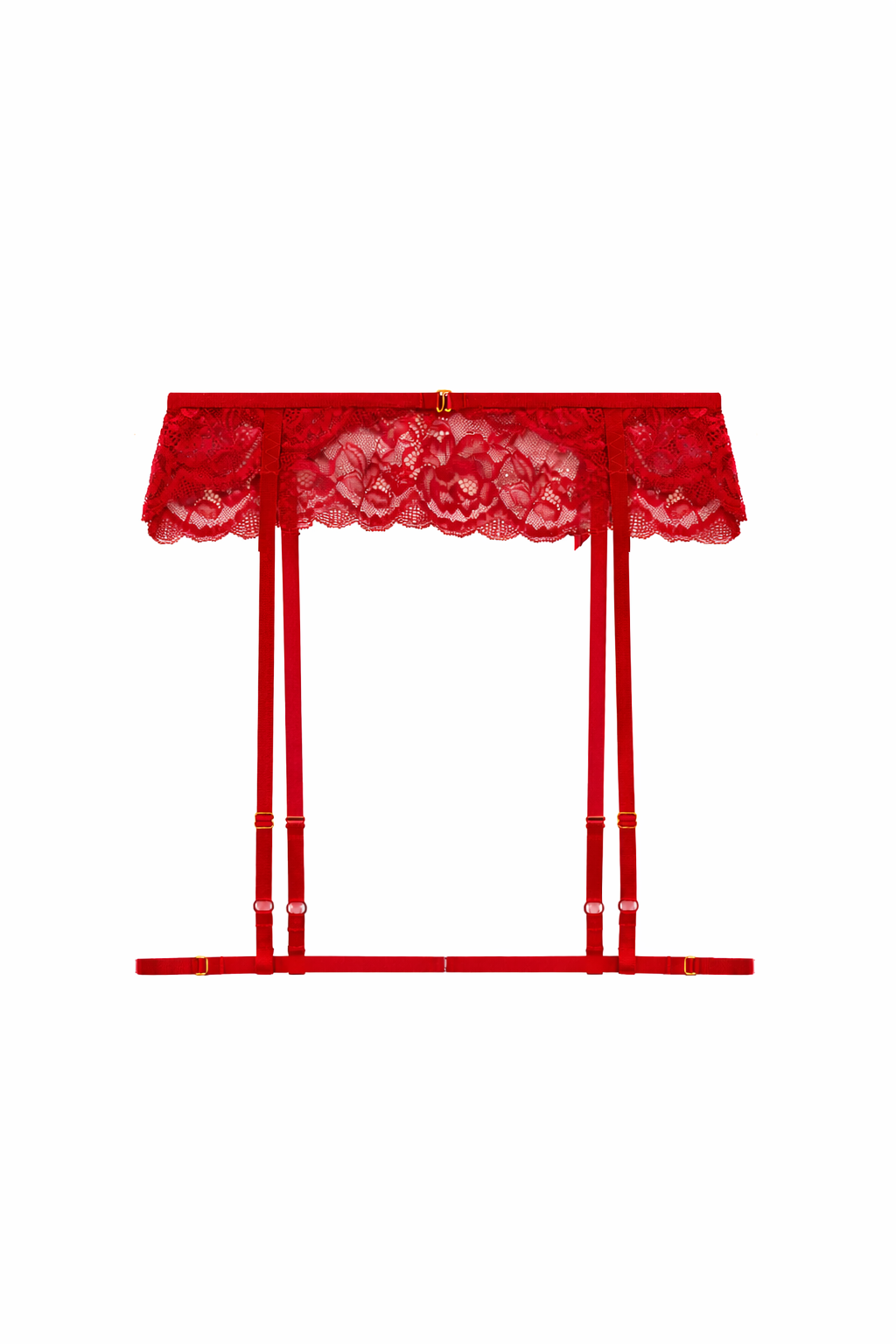 Suspenders Chloe Donker Rood