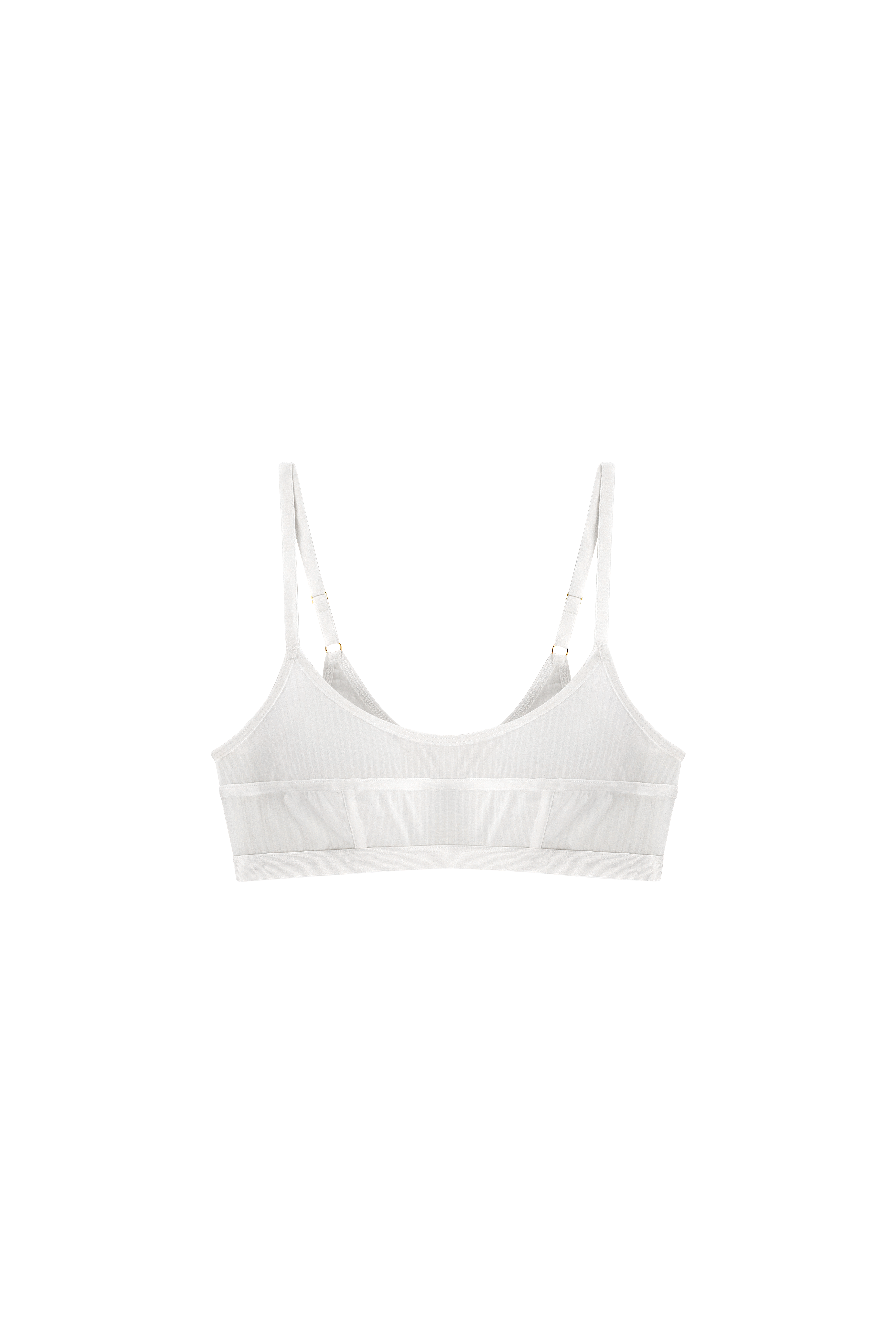 bralette top wit met strepen 