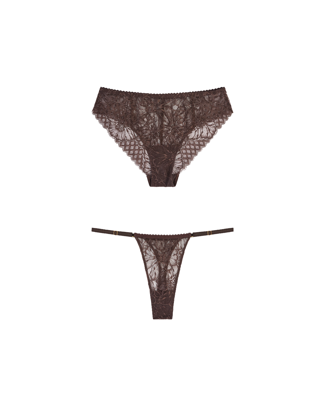Savi string en hipster bundel bruin