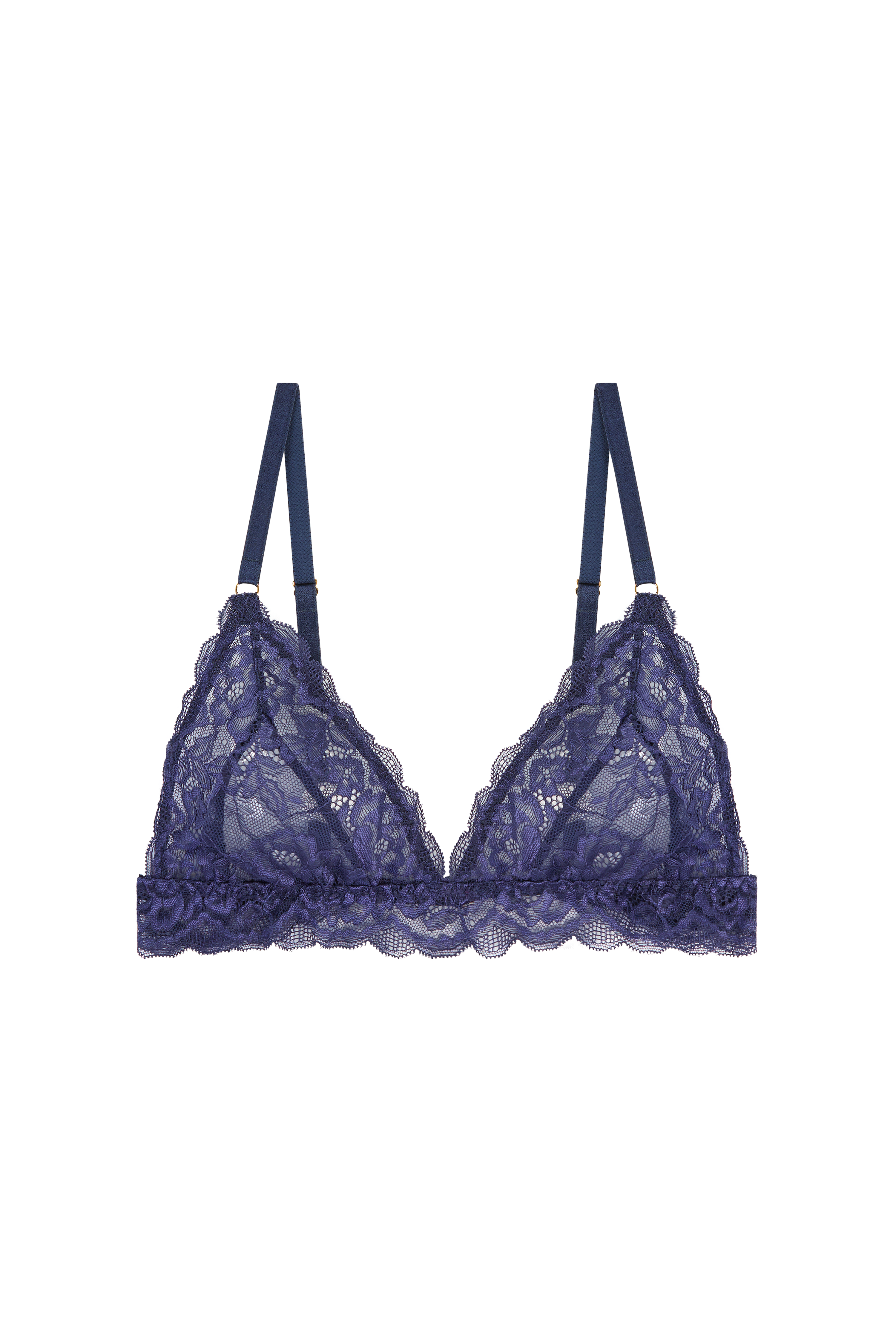 premium kanten bralette blauw