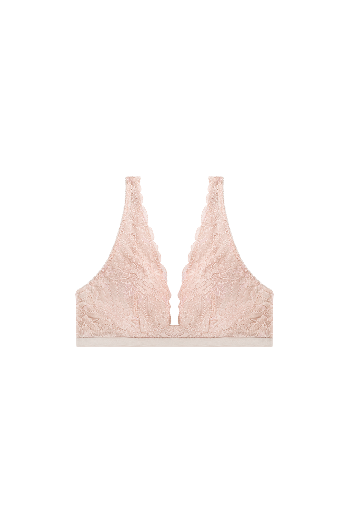 roze kant bralette